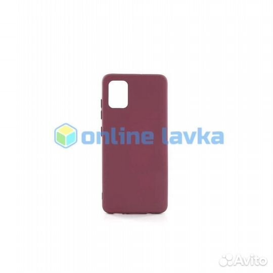 Чехол силиконовый Case для Samsung A71 винный №73