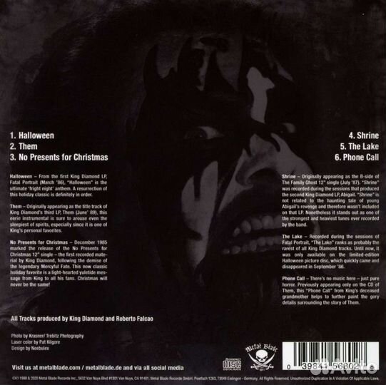 King Diamond - The Dark Sides EP (1 CD)