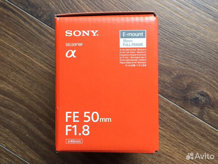 Sony FE 50mm f/1.8 Новые-Гарантия
