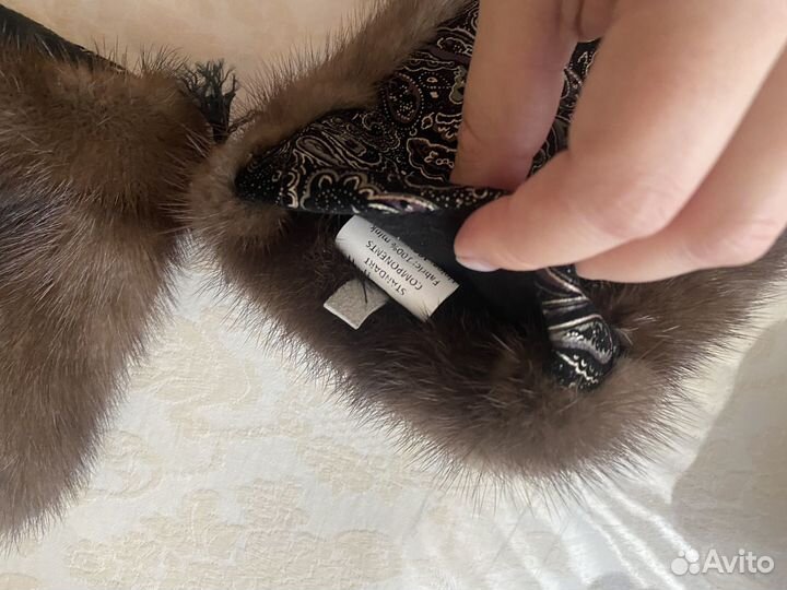 Митенки норка