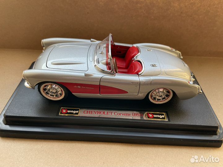 Модель bburago chevrolet corvette 1:24