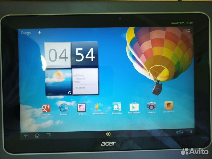 Планшет acer iconia tab a510