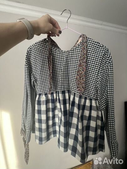Zara рубашка, блузка 44 размер