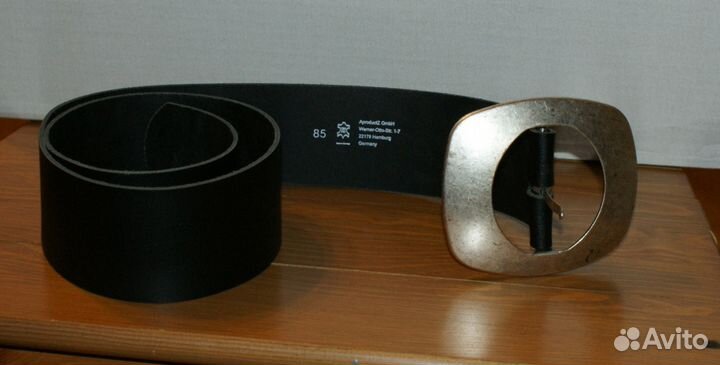 Новый кожаный ремень (Германия, нат. кожа)