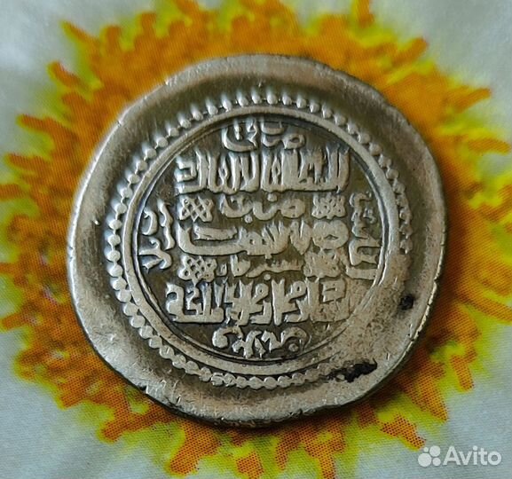 Золотая Орда-Ильханы. 6 дирх Абу Саид 8,55гр