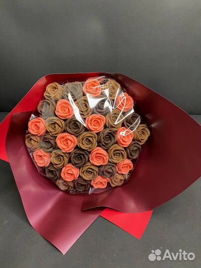 Шоколадные Розы - 37 шт в Букете