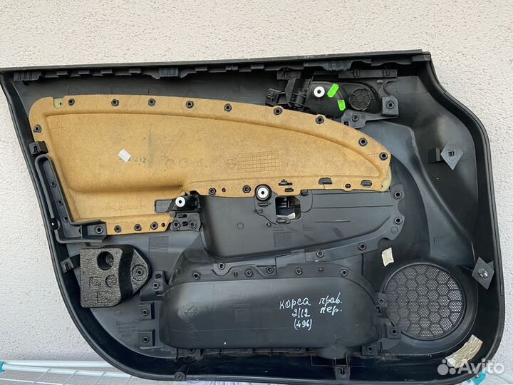 Обшивка двери Opel Corsa