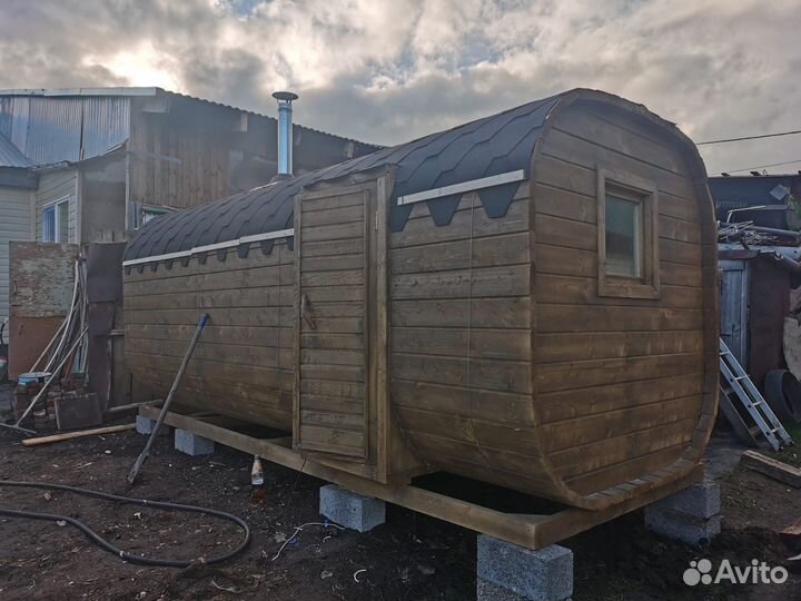 Баня-бочка от производителя