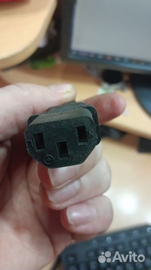 Кабель питания майнинга сечения 3*2,5 с разъемом С