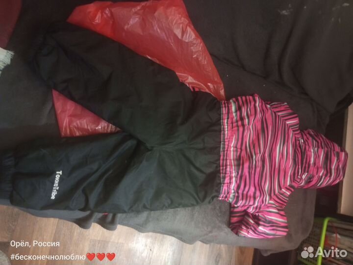 Зимний комбинезон для девочки 98 104