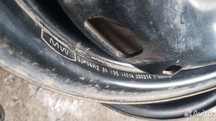 Диски штампованные r14 5x100 5jx14h2