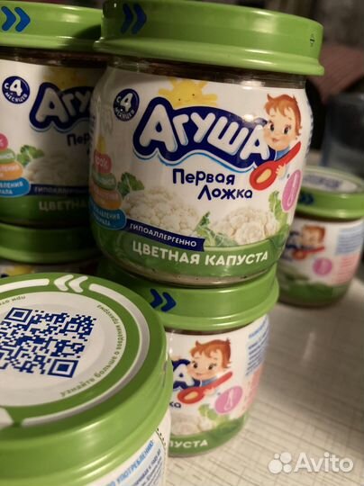 Овощное пюре агуша