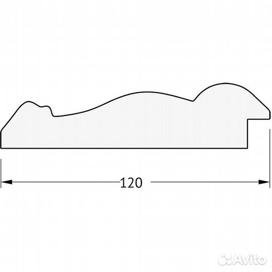 Зеркало Evoform Exclusive 142х62 BY 3533 с фацето