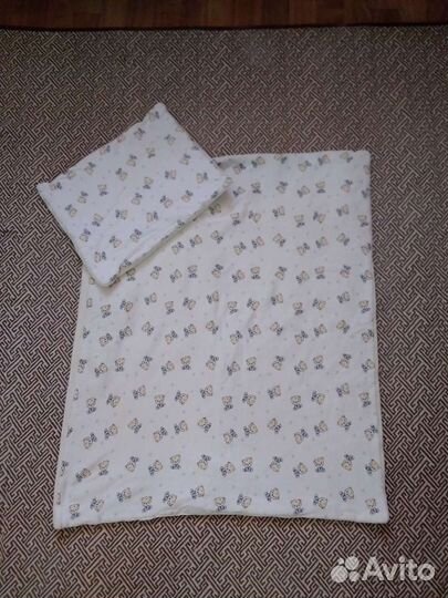 Детское одеяло и подушка