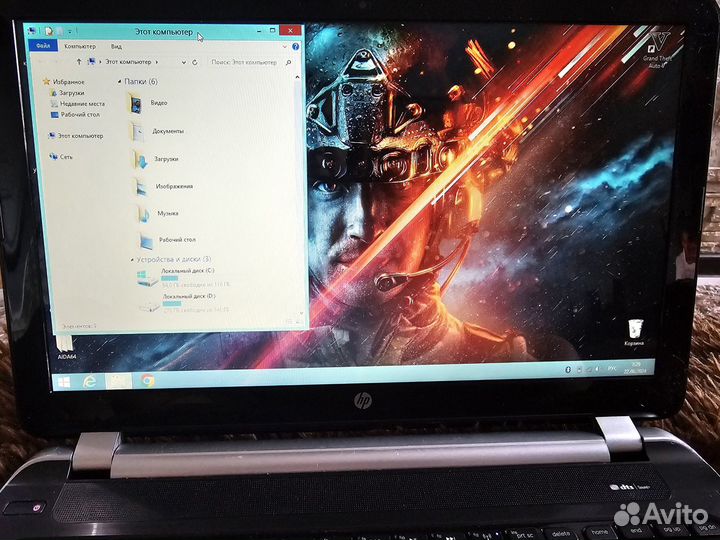 Игровой HP/8Gb RAM/4 ядра процессор