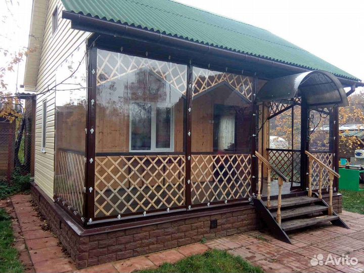 Мягкие гибкие окна пвх для беседок