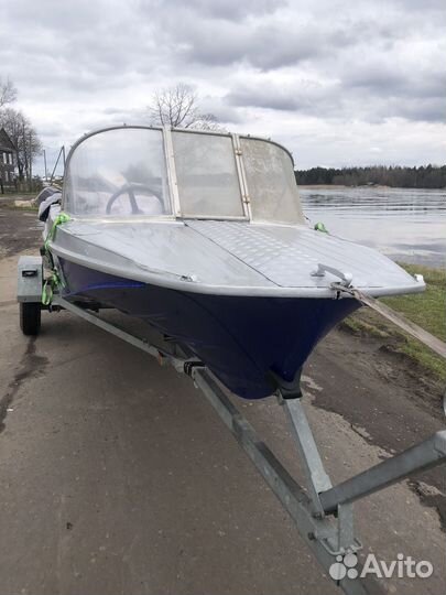 Казанка 5 м с мотором хонда20