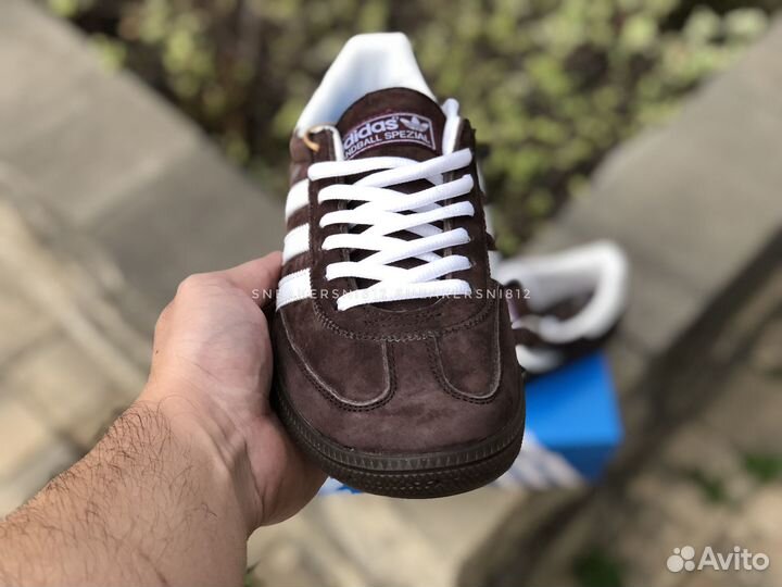 Кроссовки Adidas Handball Spezial Shadow Brown Gum