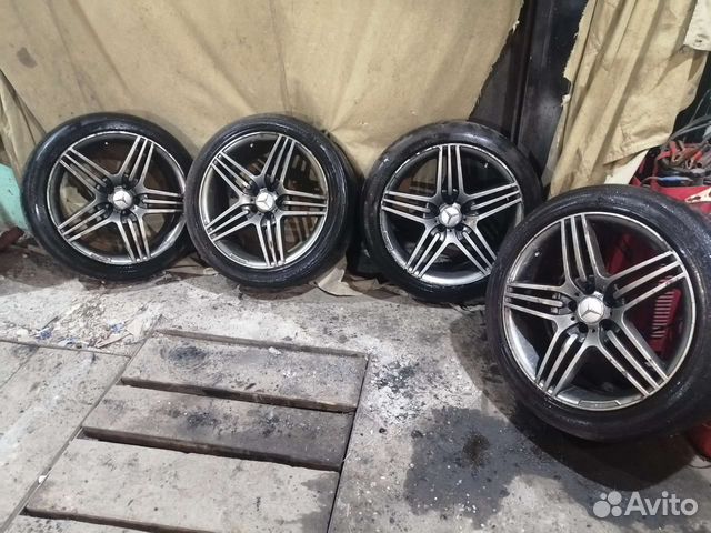Колеса на mercedes r19 amg разноширокие