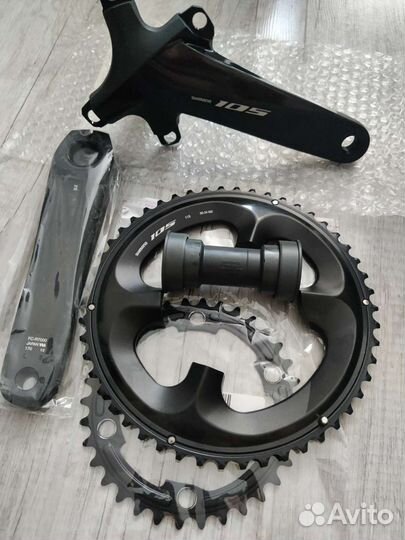 Система шатунов Shimano 105 и Ultegra