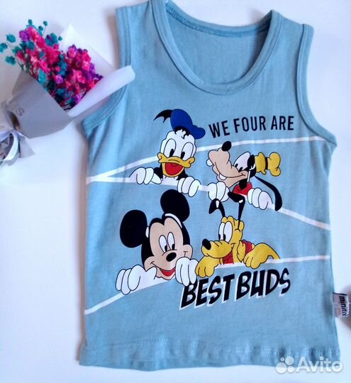 Летний костюм для мальчика, 74-92