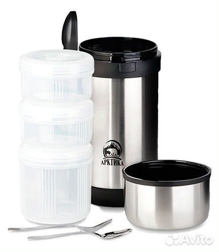 Термос Арктика для еды с контейнерами 403-1500
