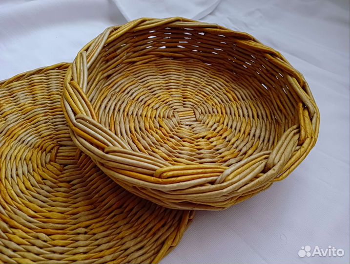 Сухарница плетёная из лозы