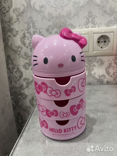 Контейнер-органайзер для мелочей Hello Kitty