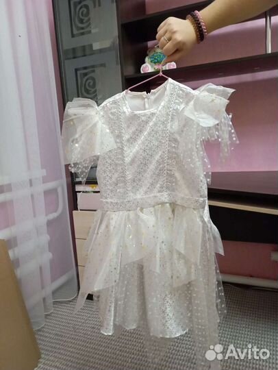 Платье снежинки