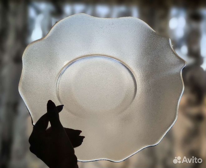 Стеклянное блюдо / тарелка / плато