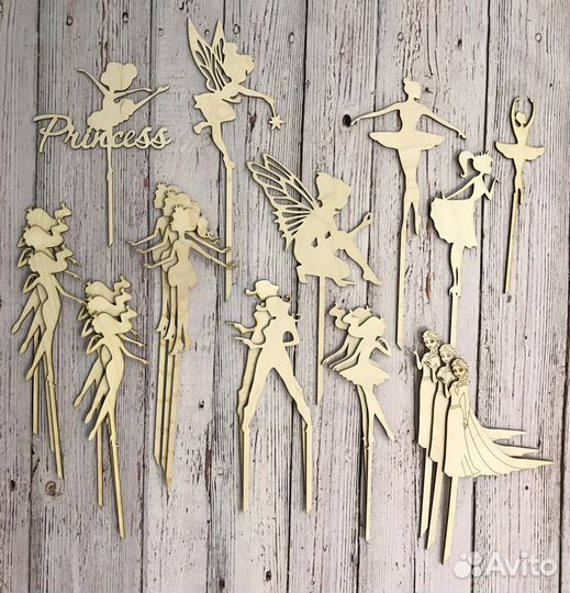 Топперы Принцессы 22 шт