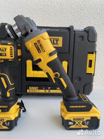 Болгарка и гайковерт набор Dewalt