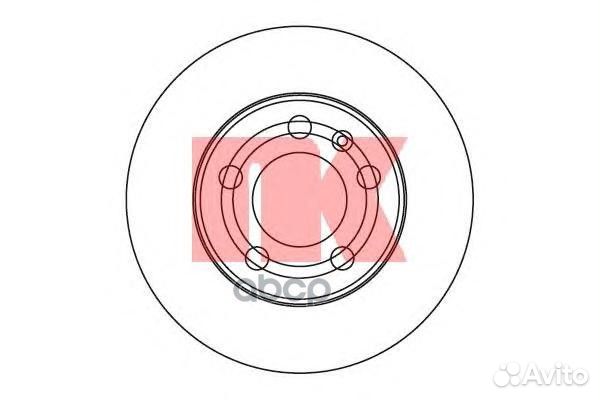 2047101 Диск тормозной skoda fabia 1.0-1.9 99