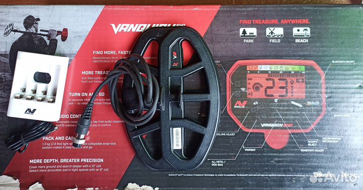 Металлоискатель minelab vanquish 540 pro pack