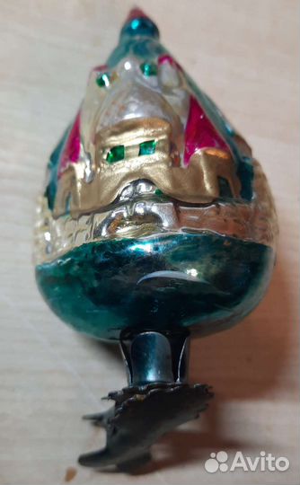 Елочная игрушка СССР Царь-Град, Остров Буян