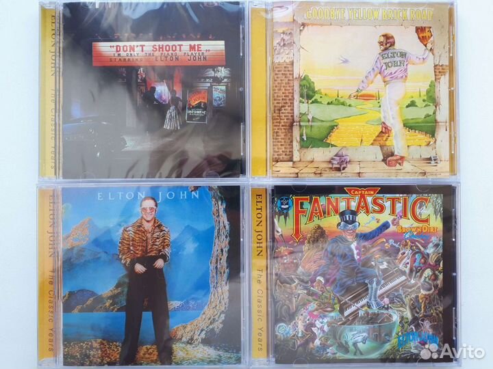 CD диски Elton John, George Michael