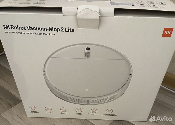 Робот-пылесос mi robot vacuum-mop 2 lite