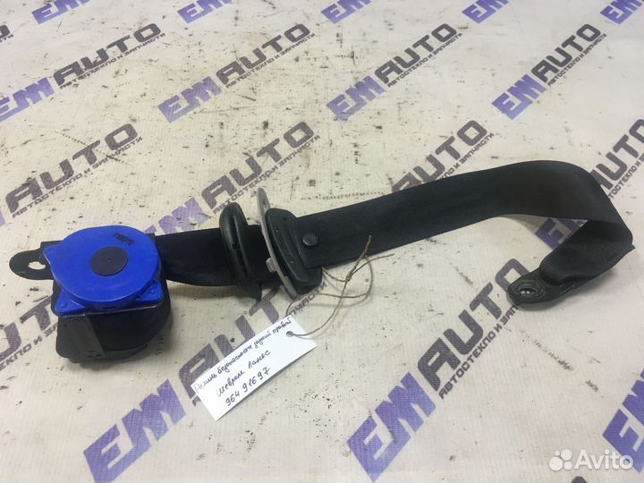 Ремень безопасности задний правый Шевроле Ланос