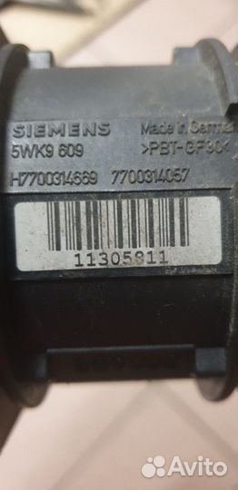 Расходомер воздуха 5WK9 609 Renault Espace 4