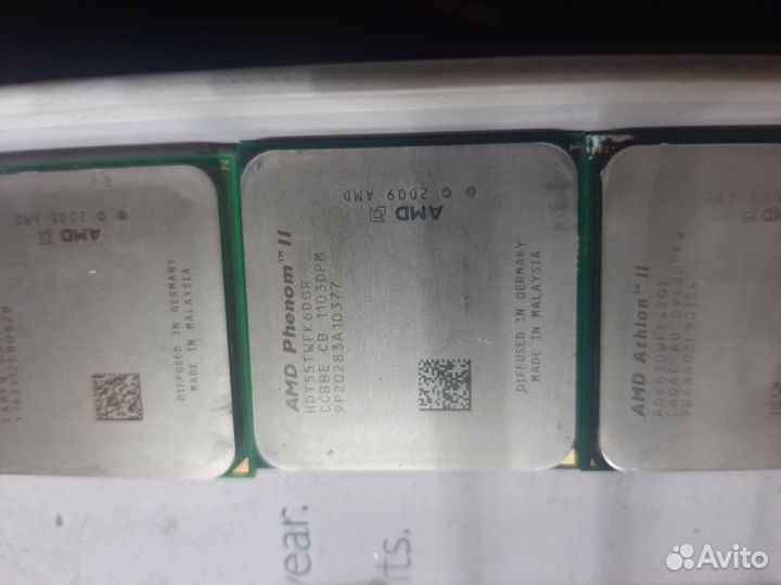 Процессоры amd phenom ii athlon ii