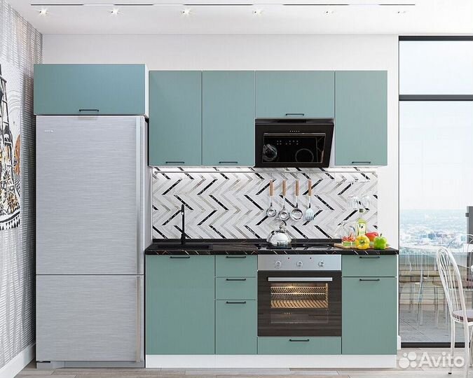 Кухня Флэт на заказ от фабрики