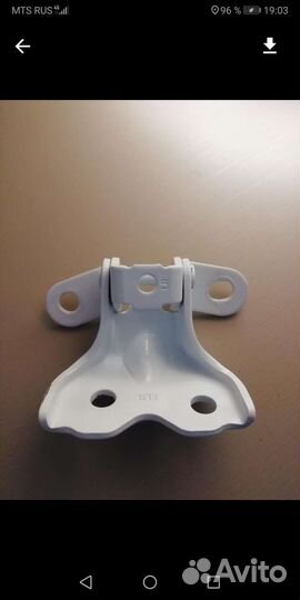 Петля двери передней правой нижняя Солярис 11-16 г