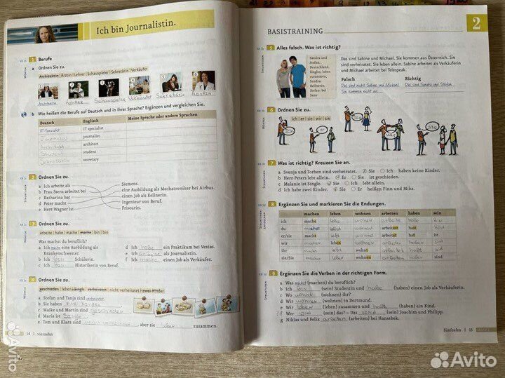 Рабочая тетрадь по немецкому языку menschen А1