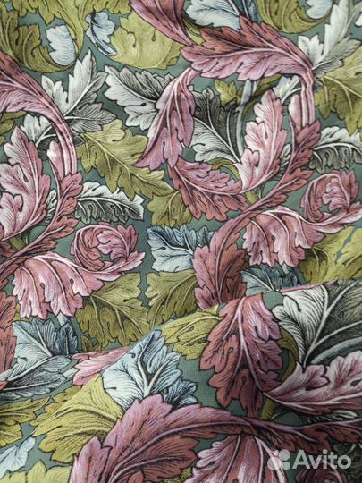 Ткань акант. В стиле У. Морриса