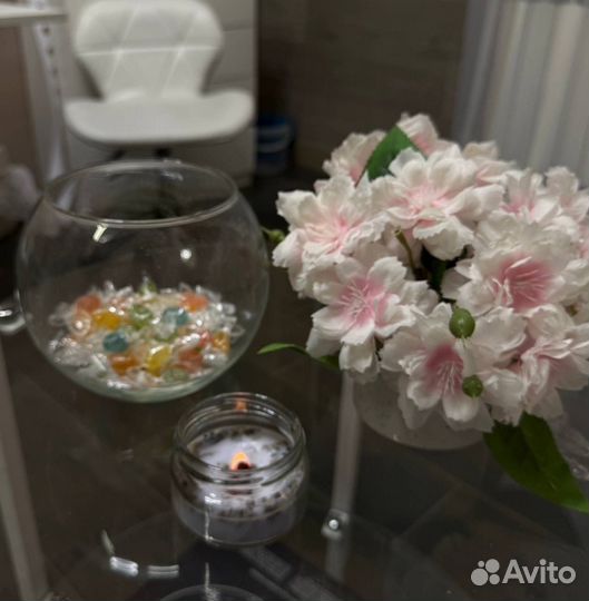 Свечи в стеклянных баночках