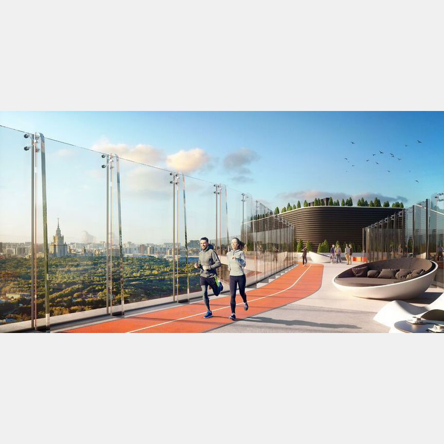 4-к. квартира, 129 м², 42/50 эт.