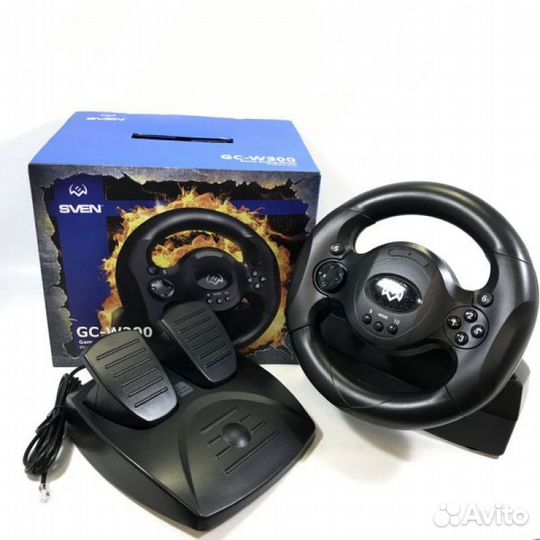 Руль игровой sven GC-W300 Black