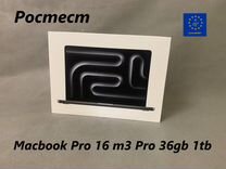 Macbook Pro 16 m3 Pro 36/1 Ростест