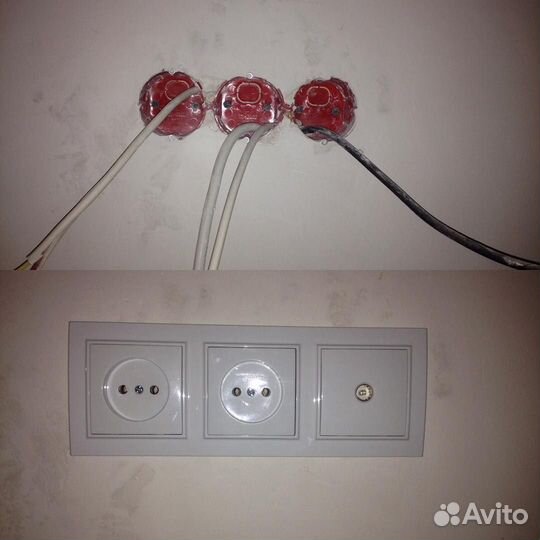 Услуги электрика Услуги сантехника