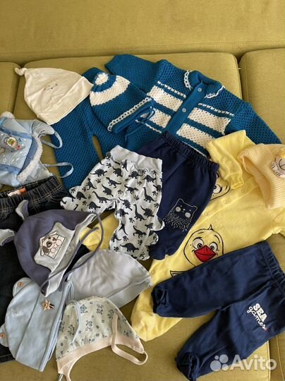 Детские вещи для мальчика от 0 до 1 года